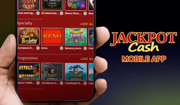 Jackpot Cash Casino mobile version - how to play on phone