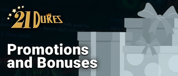 21Dukes Casino bonus offers for Australian players