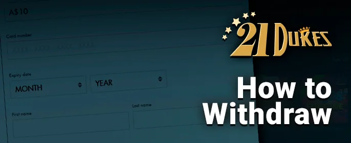 21Dukes Casino withdrawal form - instructions for withdrawal