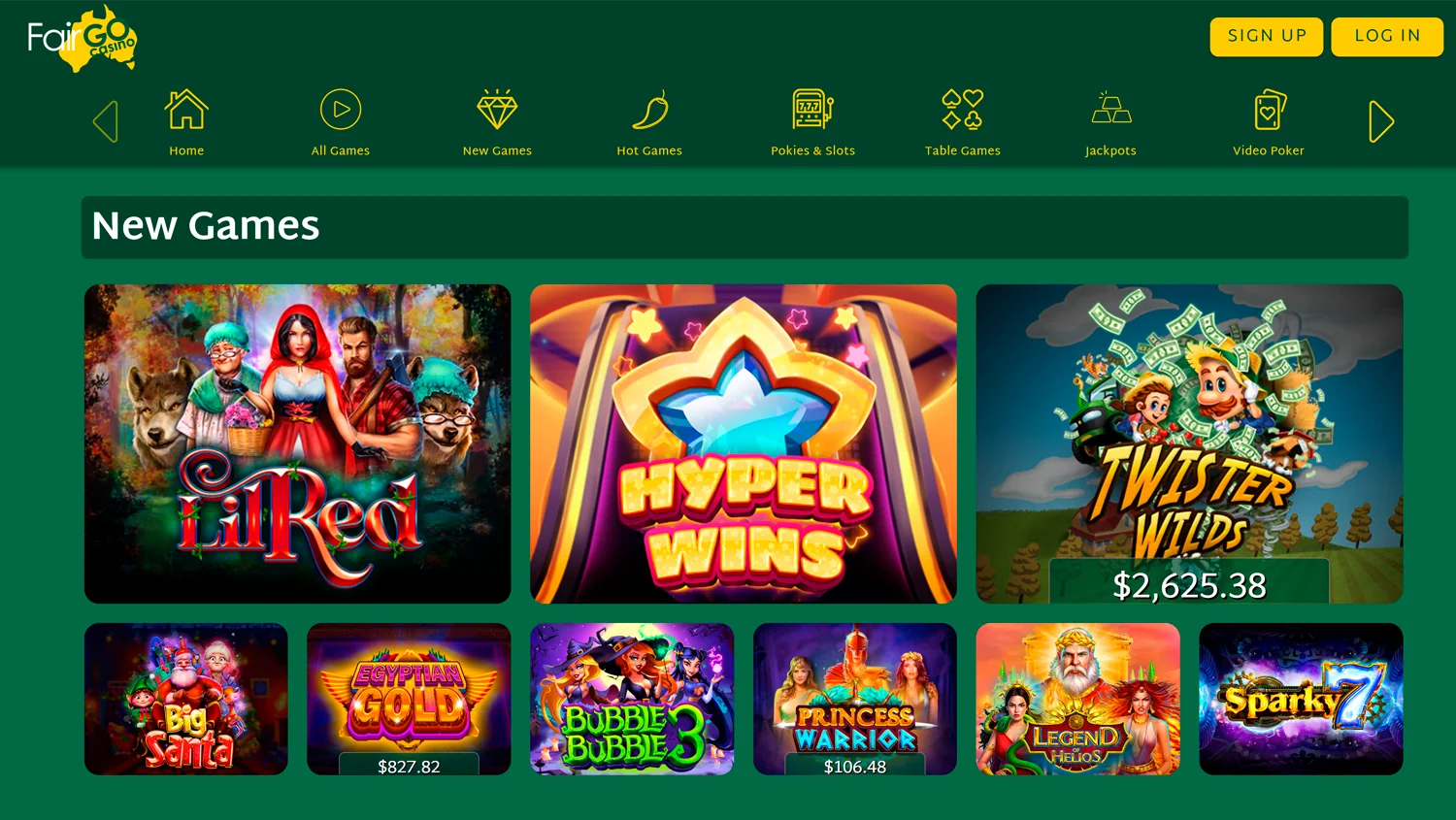 Real Money Pokies on Fair Go Casino Site