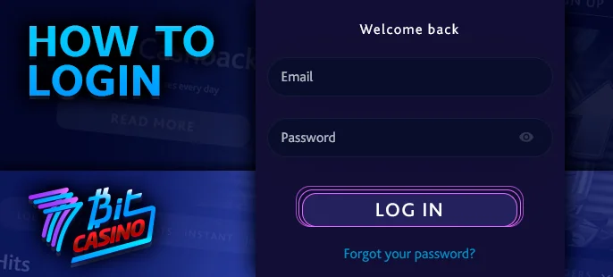 Instructions for authorization in 7Bit Casino AUS