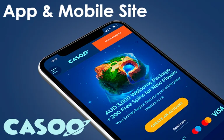 Casoo Casino on mobile devices - can play through your phone