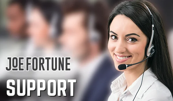 Contact support at JoeFortune Casino - ways to contacts