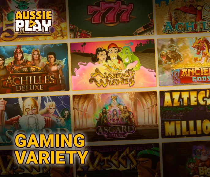 Casino games at Aussie Play Casino