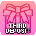 70% up to a maximum of AU$700 on the Third Deposit