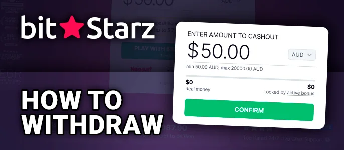 Withdrawing money from account at BitStarz Casino