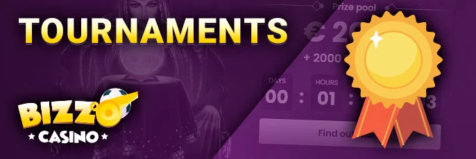 Prize pool tournaments for Australians at Bizzo Casino