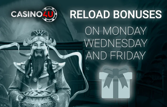 Introducing Reload Bonuses at Casino4u Casino