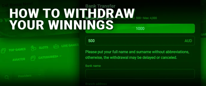 How to withdraw money from instant payment casinos