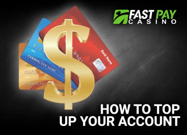 FastPay logo and dollar sign icon next to credit cards