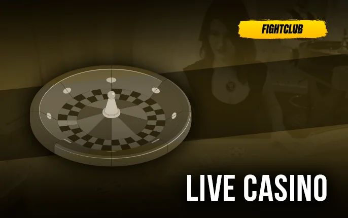 Live games at Fight Club Casino - roulette, blackjack and more