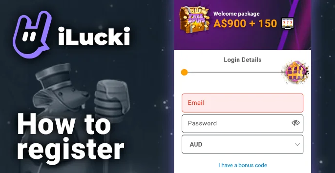 Registration on the site iLucki Casino - instructions for signing