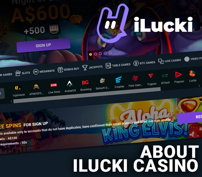 Introducing the iLucki Casino website with detailed information