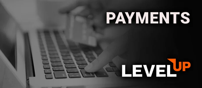 Money transactions at LevelUp Casino - depositing and withdrawing money in AUD currency