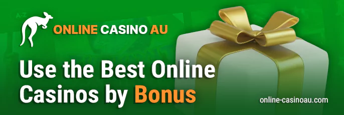 Actual bonuses for Australian players in online casinos