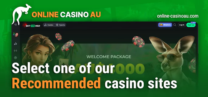 Decide on an online casino based on recommendations