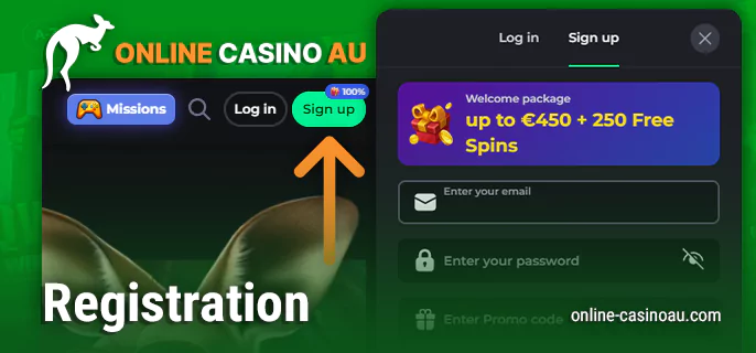 Create an online casino account before gambling