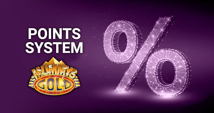 Mummy's Gold Casino Loyalty Program Point System - how it works