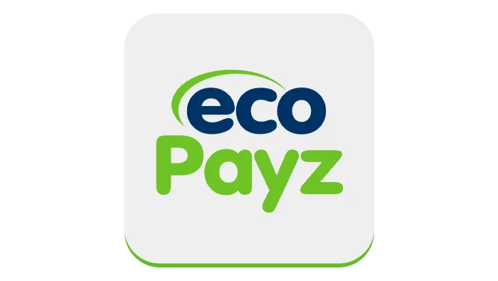 The logo of the electronic payment system EcoPayz