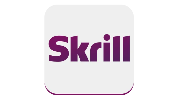 The logo of the electronic payment system Skrill