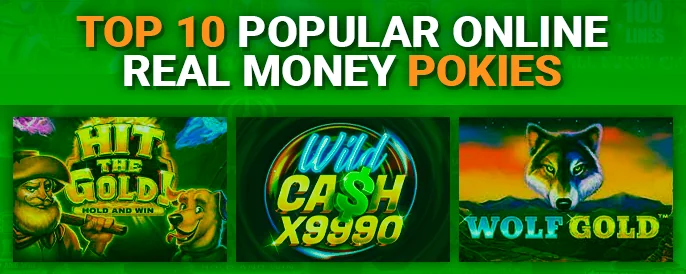 Top 10 Popular Pokies at online casinos in Australia