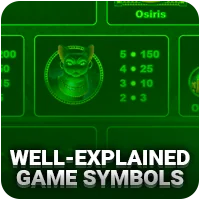 Well-explained game symbols