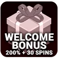 Welcome Bonus 200% + 30 Spins on Coyote Cash