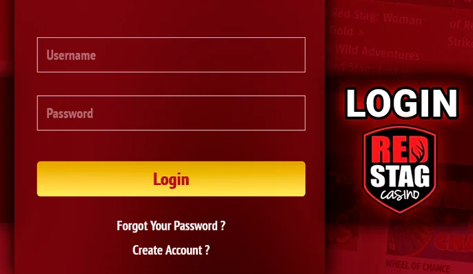 RedStag Casino authorization - instructions on how to log in to account