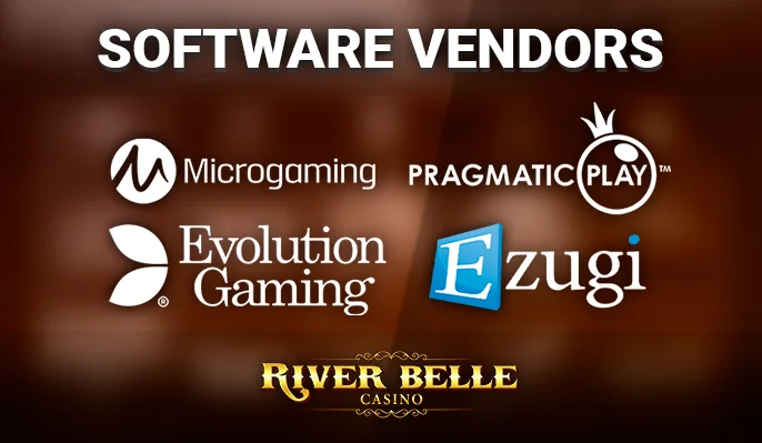 Software providers working with River Belle Casino