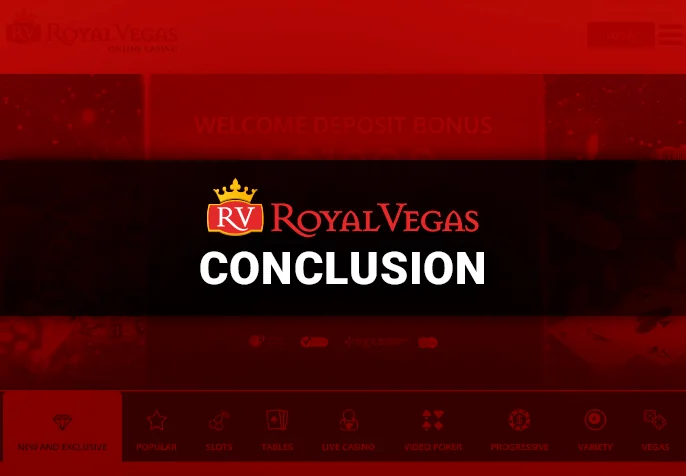 results of the review of the project Royal Vegas Casino - is it worth to start playing