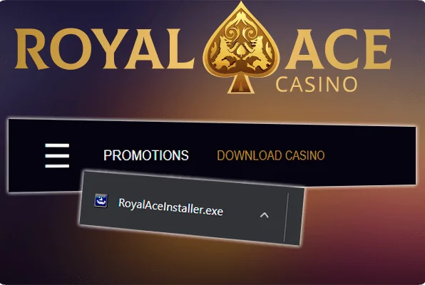 Royal Ace Casino computer app - how to download