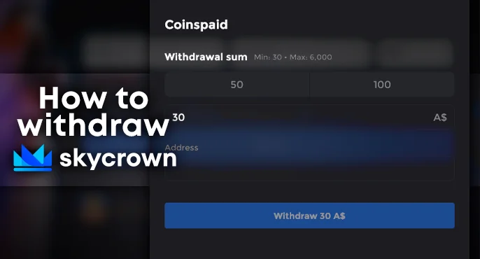 Withdraw money from your SkyCrown Casino account for Australians