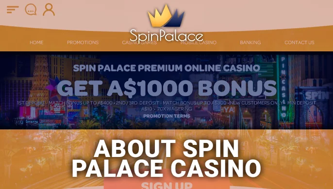 Introducing the Spin Palace Casino site - what you need to know