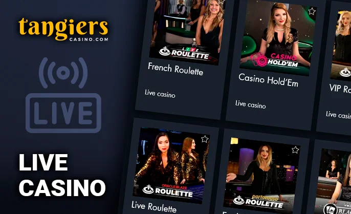 Live gambling section at Tangiers Casino