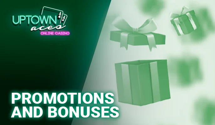 Bonus offers at Uptown Aces Casino - what bonuses a player can get