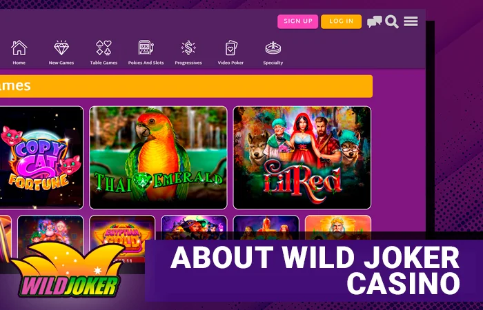 Introducing the Wild Joker Real money Casino site