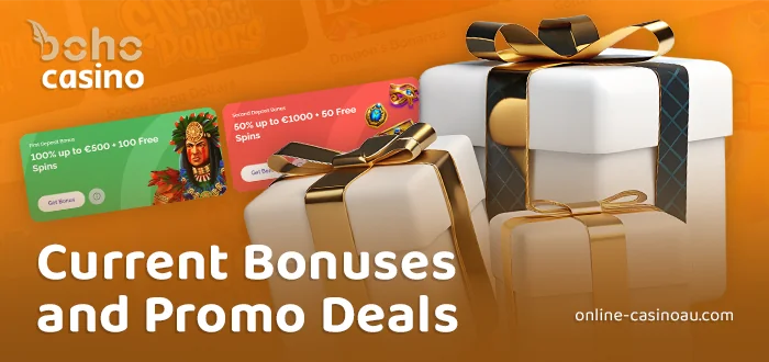 About Boho Casino promotions for players - current bonuses