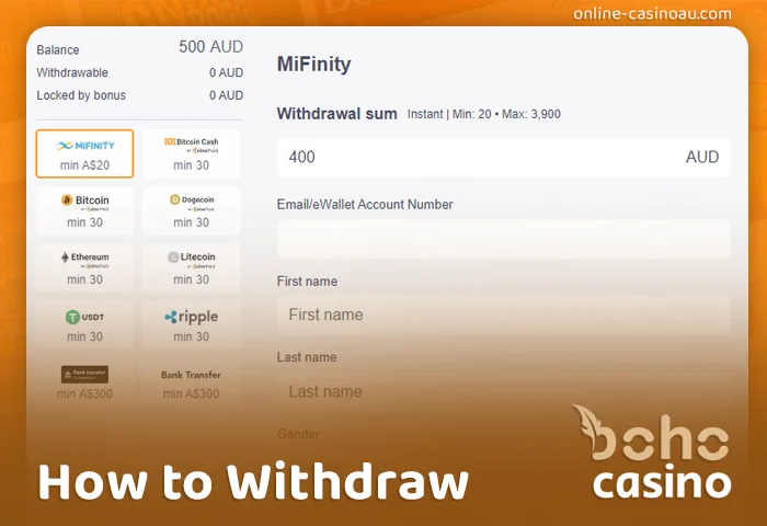 Boho Casino Withdrawal Guide - get your winnings