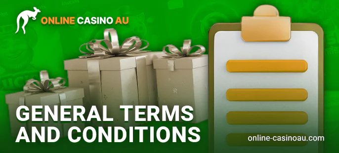 About the terms and conditions of welcome bonus at casino