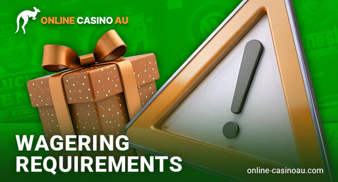 Read the wagering requirements of the online casino welcome bonus