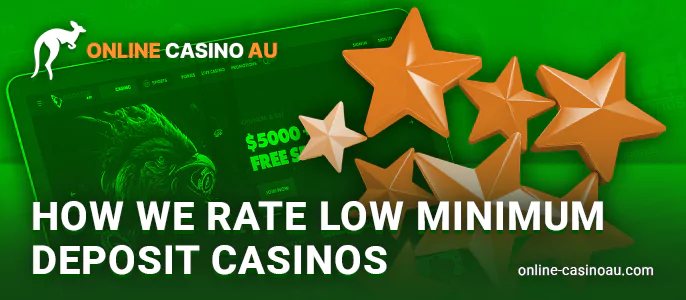 How to evaluate online casinos with min deposit