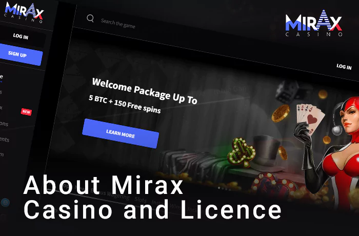 About Mirax Casino and license