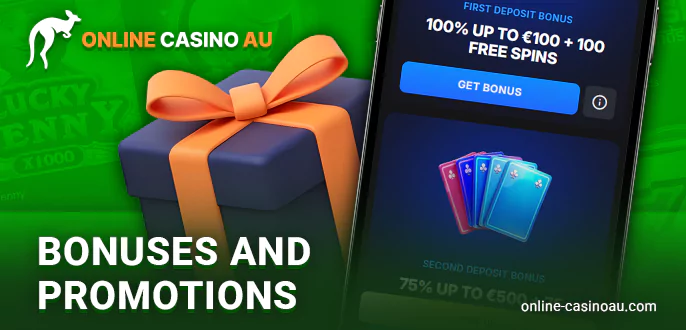 Popular bonuses at mobile AU online casinos