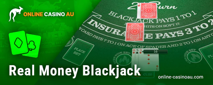 Play blackjack at casinos for real money