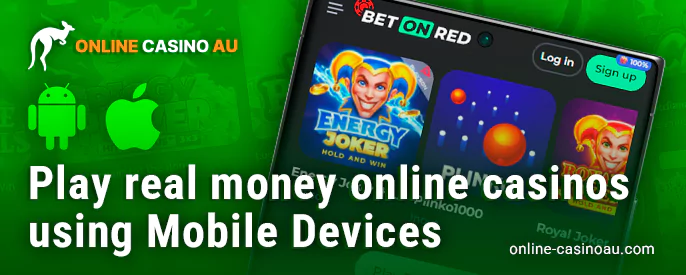 Use your mobile device to gamble for real money