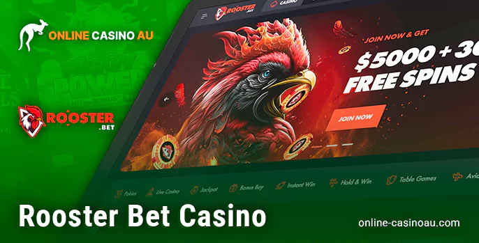 About Rooster Bet casino for players from Australia