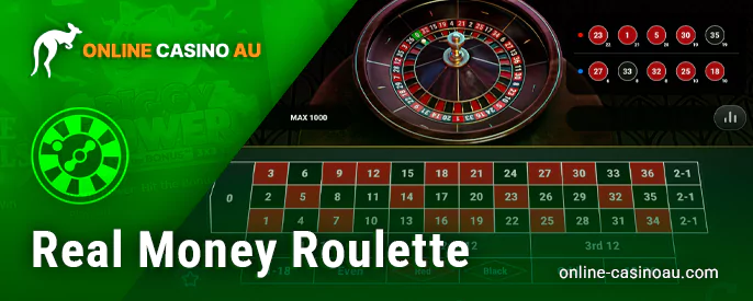 Roulette games for real money for Aussie gamblers