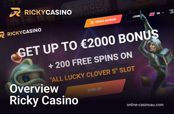 Ricky Casino online casino review for Australian residents