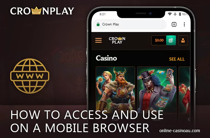 How to use Crownplay Casino on your phone - detailed guide