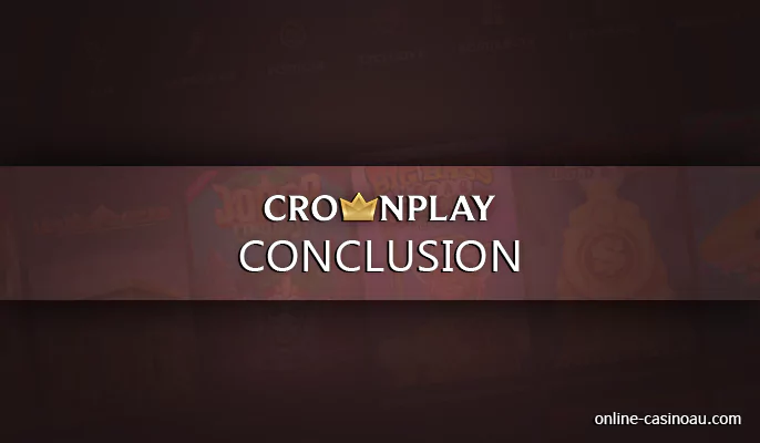 Summary of online Crownplay Casino review from an Australian expert